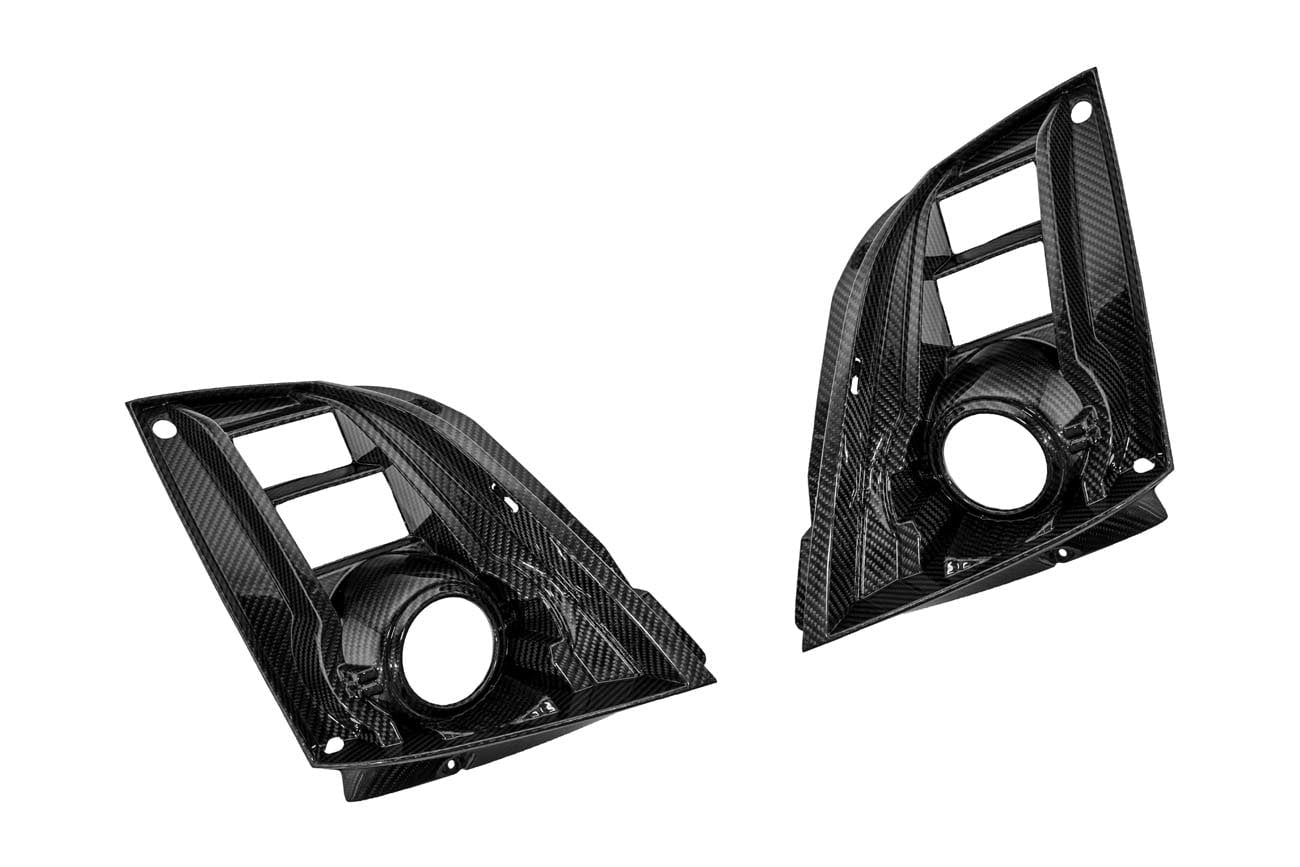 2009-2015 Cadillac CTS/CTS-V V2 SDP Carbon Fiber Headlight  Internal Housings Bezels